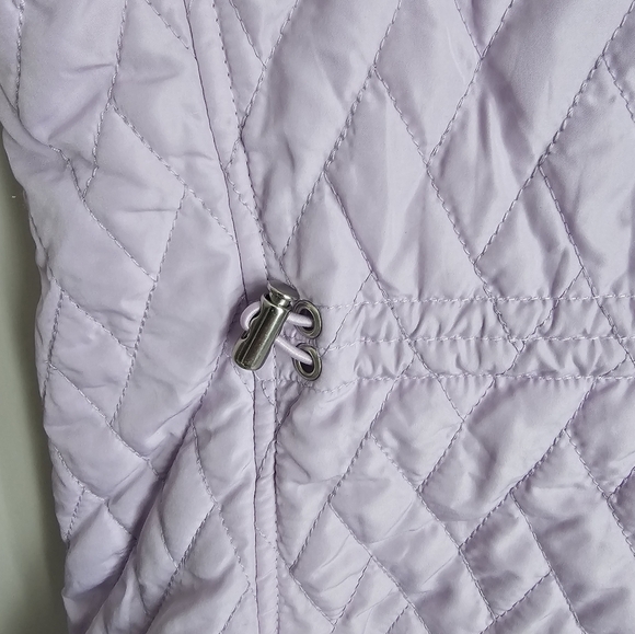 Croft&Barrow Light Weight Lavender Lilac Purple Quilted Vest Coastal Grandma - Picture 3 of 5